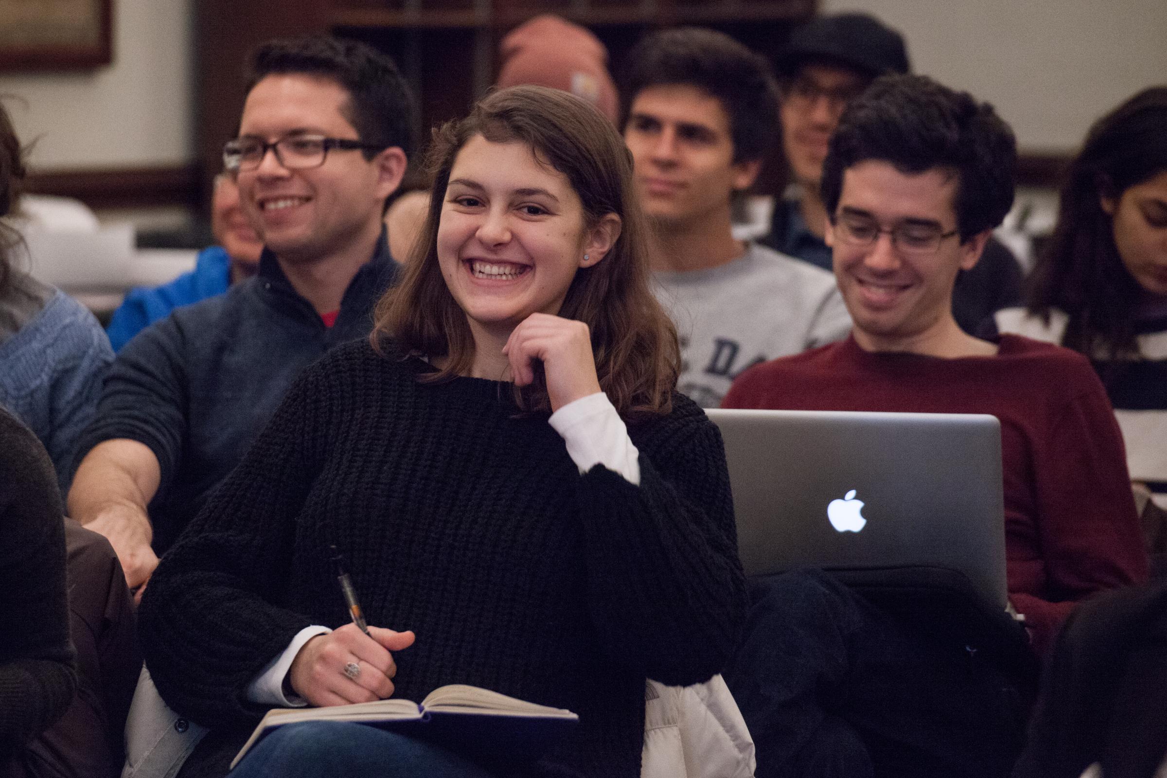 Smiling Students at Workshop